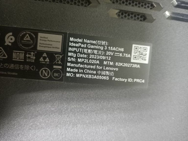 Розпродаж Lenovo 15/ryzen 5 5500h ddr4/16gb ddr4/hdd *відсутній/ssd 512 gb/geforce rtx2050 4gb, продавець Техноскарб