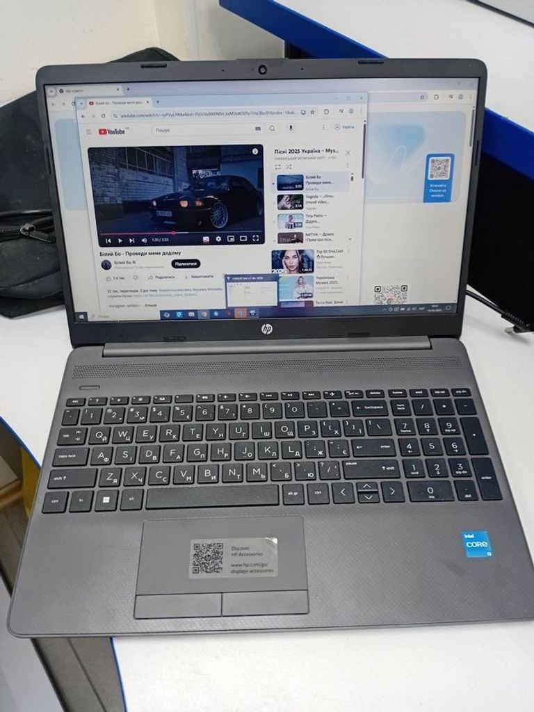 Купити Hp 15/core i3-1215u ddr5/8gb ddr5/ssd 256 gb/*інтегрована Б/У