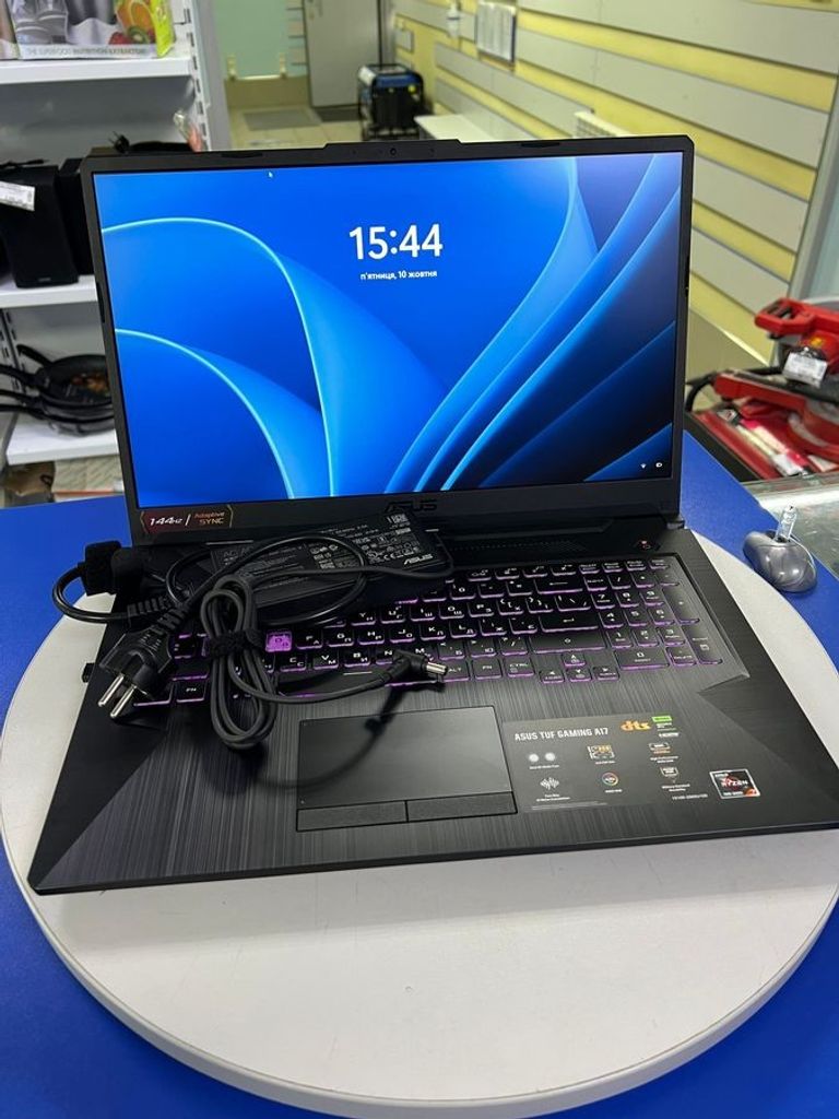 Купить Asus 17/ryzen 7 7435hs ddr5/16gb ddr5/hdd *відсутній/ssd 512 gb/geforce rtx2050 4gb Б/У