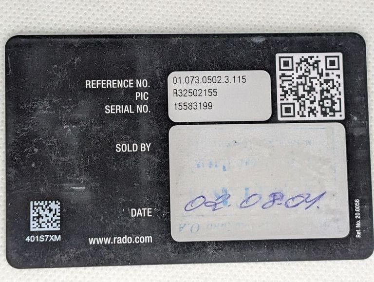 Rado 01.073.0502.3.115 Код:01-200784849. Зображення 6
