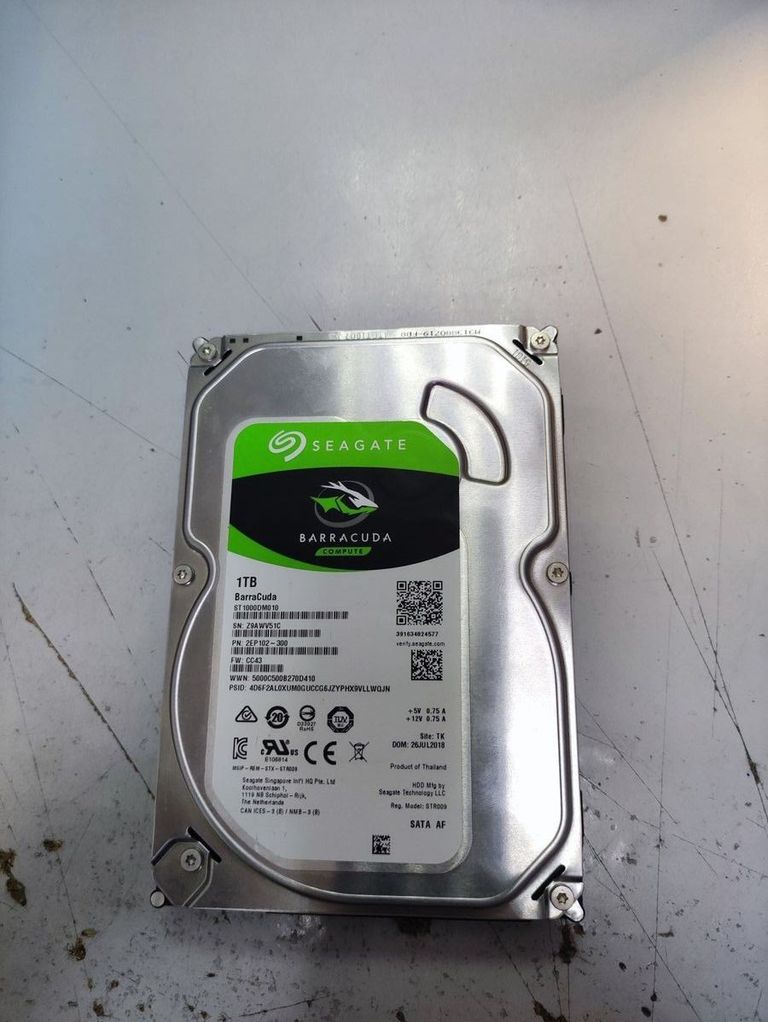 Объявление Seagate barracuda 1 tb Б/У
