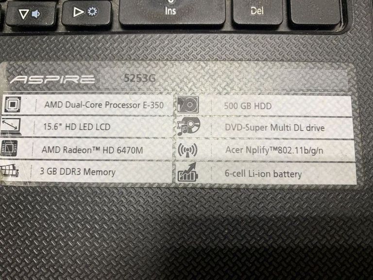 Купить Acer екр. 15,6/amd e350 1,6ghz/ram3072mb/hdd500gb/dvd rw Б/У