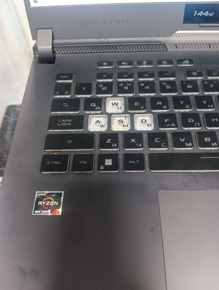 Объявление Asus 15/ryzen 7 4800h ddr4/16gb ddr4/ssd 512 gb/geforce rtx3050ti 4gb Б/У