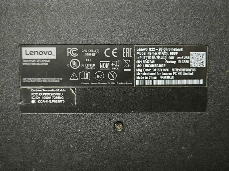 Lenovo 11/celeron n3060 ddr3/4gb ddr3/hdd *відсутній/ssd16gb/*інтегрована Код:01-200798170. Изображение 6