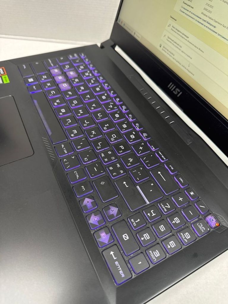 Розпродаж Msi 15/ryzen 7 8845hs ddr5/16gb ddr5/hdd *відсутній/ssd 512 gb/geforce rtx4060 8gb, продавець Техноскарб