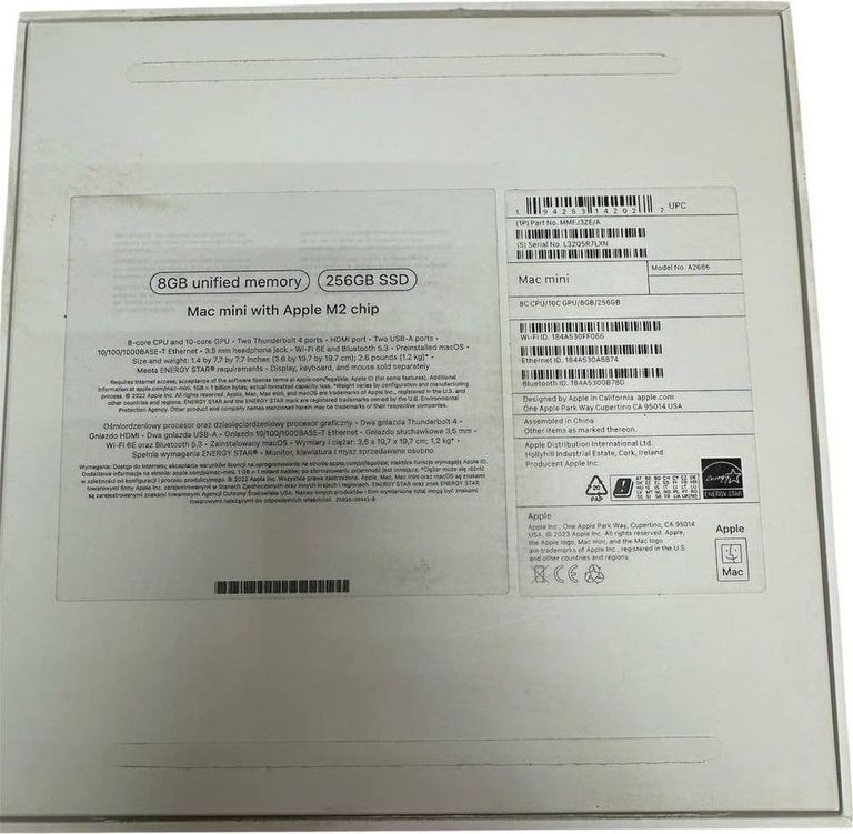 Apple mac mini a2686 mmfj3 m2/8core/ram 8gb/ssd256gb Код:01-200603219. Изображение 7