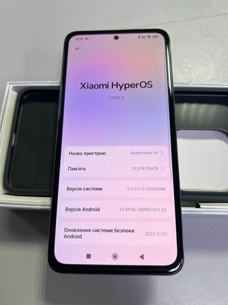 Оголошення Xiaomi redmi note 14 8/256gb Б/У