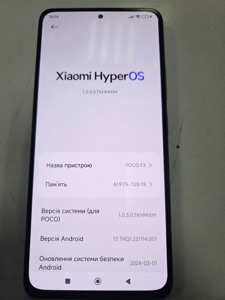 Дешево Xiaomi poco f3 6/128gb з ломбарду