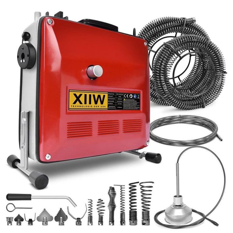 Купити каналізації 850 Вт, діаметр 28 м, 14,5 м Ø 16 мм, спіраль 5 м Ø 10 мм для труб Ø 20-200 мм, 12 голово Б/У