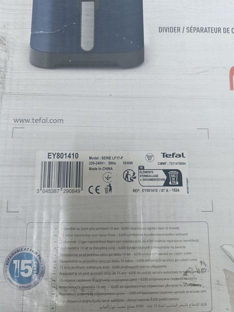 Tefal Easy Fry & Grill XXL EY801410 Код:01-200888617. Изображение 10