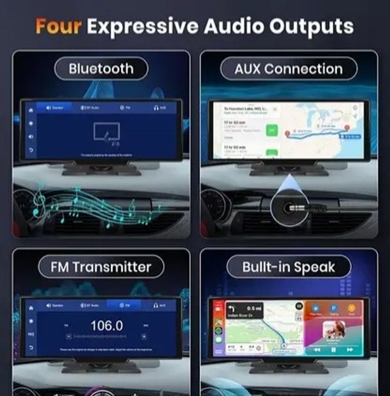 CarPlay Android-Auto Portable Car Mp5 Player 10.26" Код:null. Зображення 12