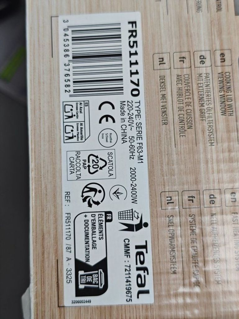 Tefal Filtra Pro FR511170 Код:01-200905385. Зображення 7