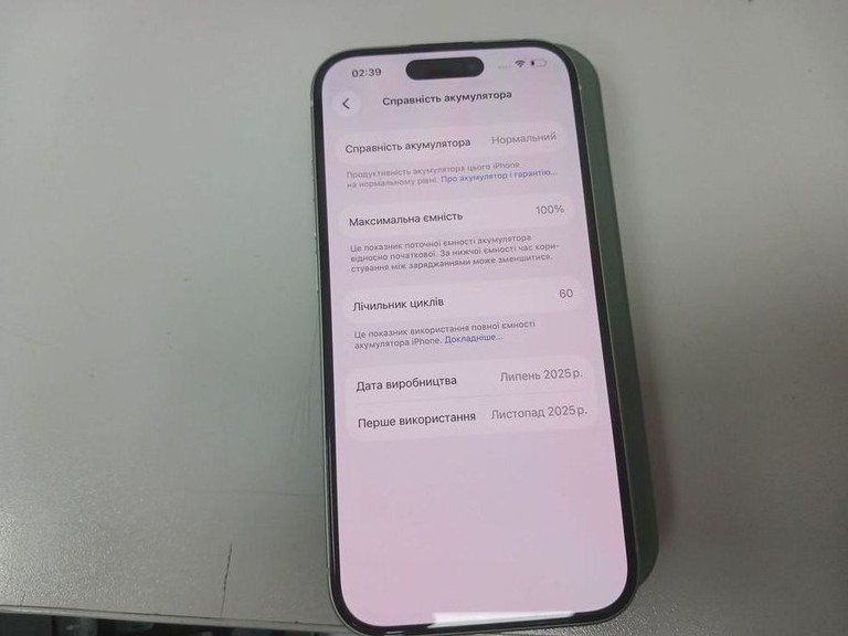 Оголошення Apple iPhone 15 128GB Green Б/У