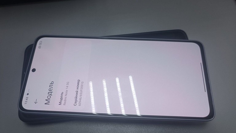 Оголошення Xiaomi redmi note 14 8/256gb Б/У