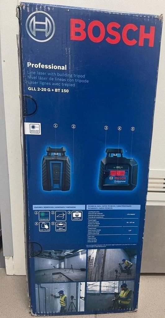 Дешево Bosch GLL 2-20 G Professional + BT 150 (0601065001) з ломбарду
