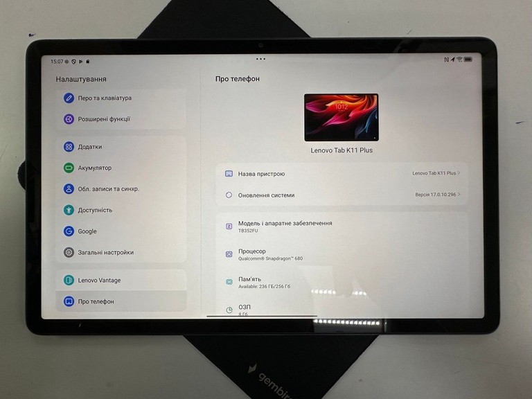 Lenovo tab k11 plus 8/256gb Код:01-200975305. Изображение 6