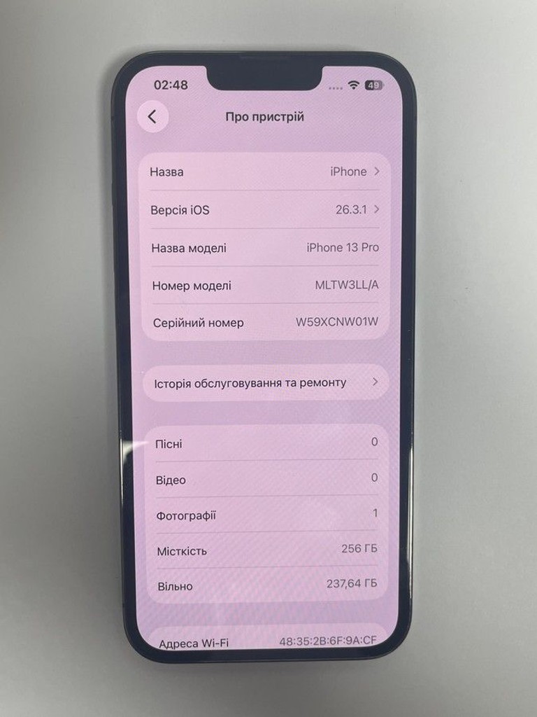 Оголошення Apple iphone 13 pro 256gb Б/У