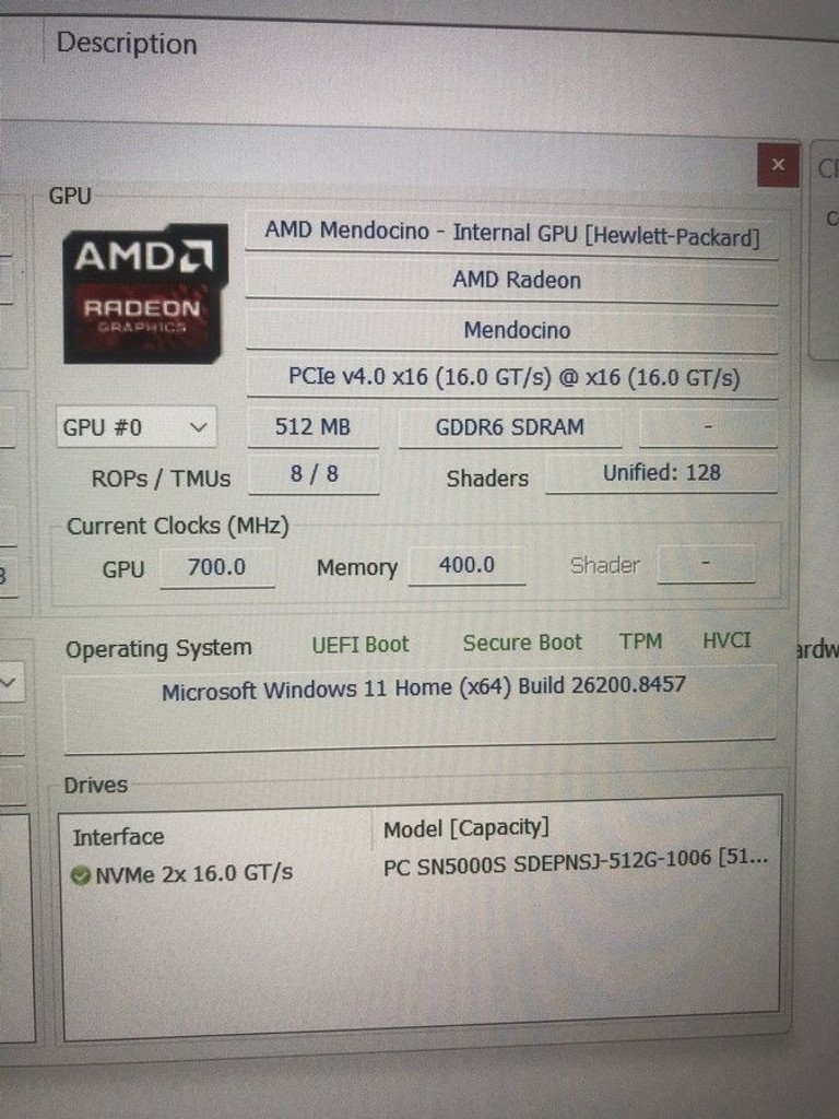 Розпродаж Hp 15/ryzen 5 7520u ddr5/8gb ddr5/hdd *відсутній/ssd 512 gb/*інтегрована, продавець Техноскарб