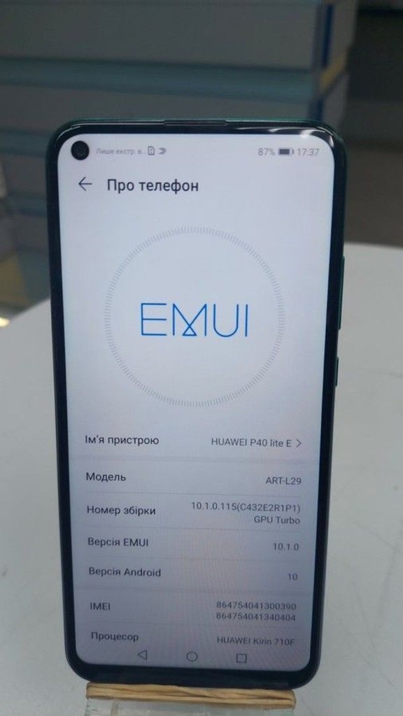 Оголошення Huawei p40 lite e 4/64gb Б/У