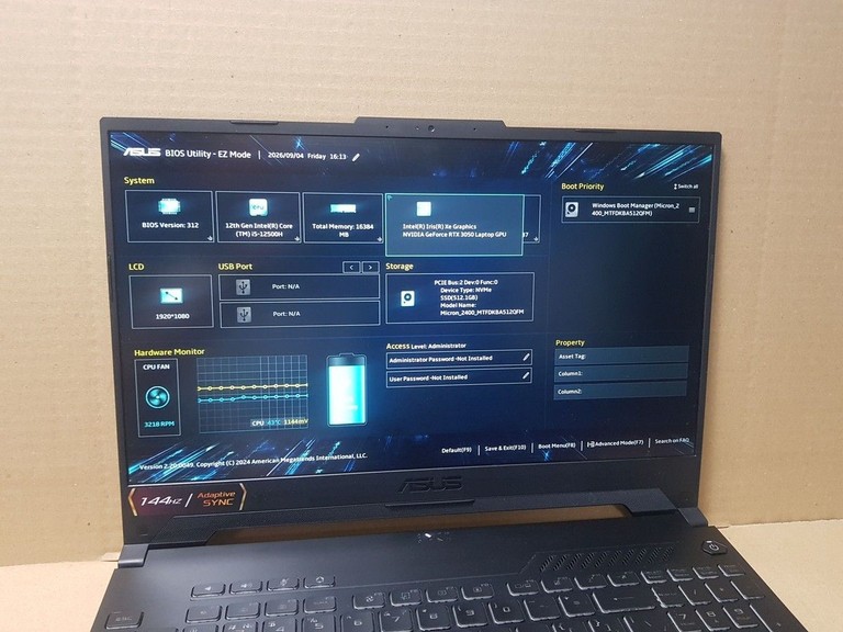 Asus 15/core i5-12500h ddr5/16gb ddr5/hdd *відсутній/ssd 512 gb/geforce rtx3050 4gb Код:01-201106300. Изображение 7