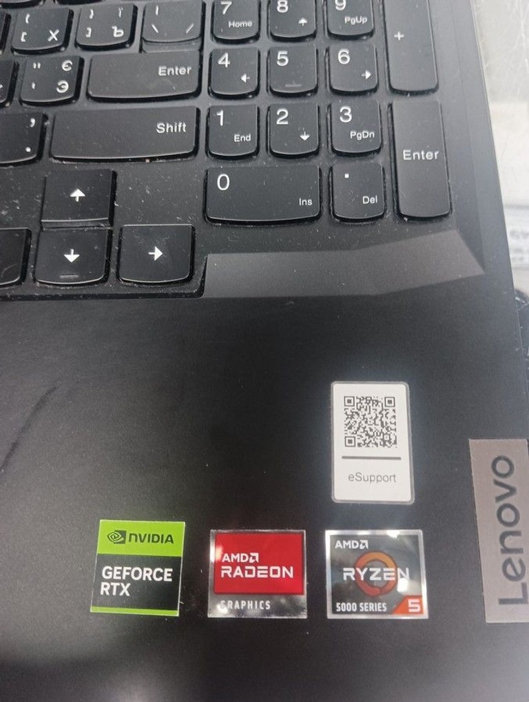 Оголошення Lenovo 15/ryzen 5 5500h ddr4/8gb ddr4/ssd 512 gb/geforce rtx2050 4gb Б/У