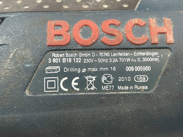 Bosch gsb 1600 re Код:01-19307318. Зображення 5