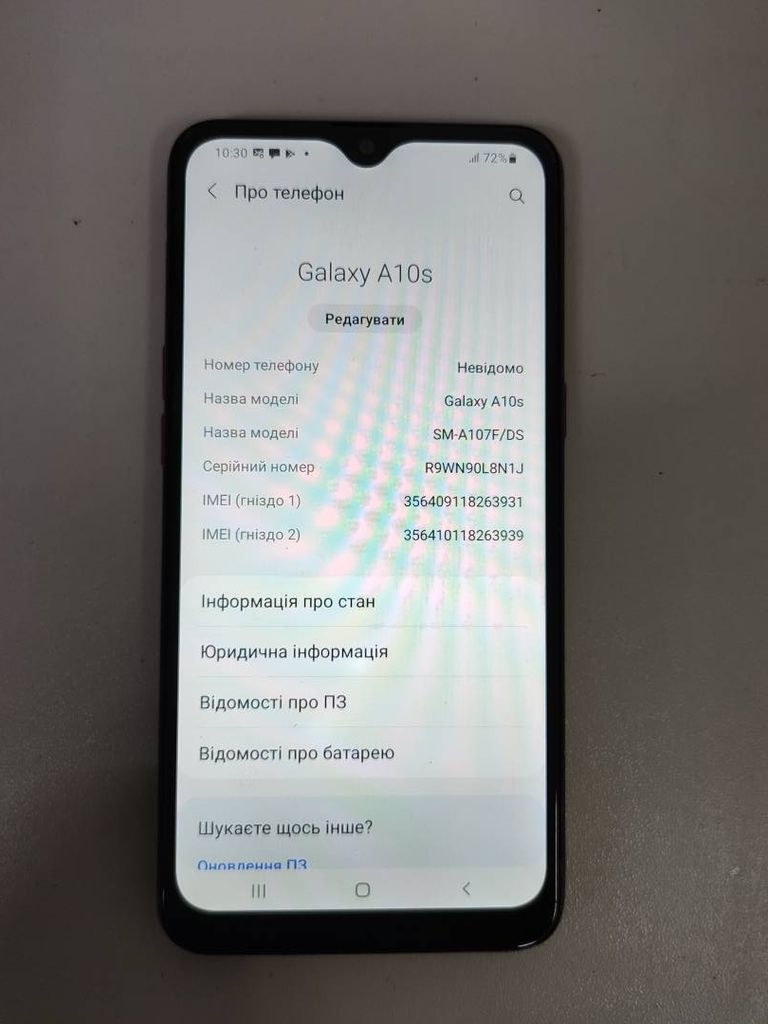 Samsung a107f galaxy a10s 2/32gb