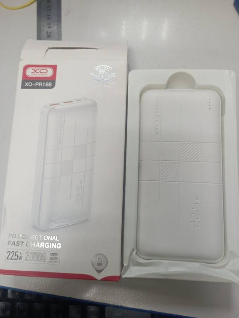 Купить Xo pr188 2usb+type-c qc&pd3.0 22.5w 20000mah Б/У