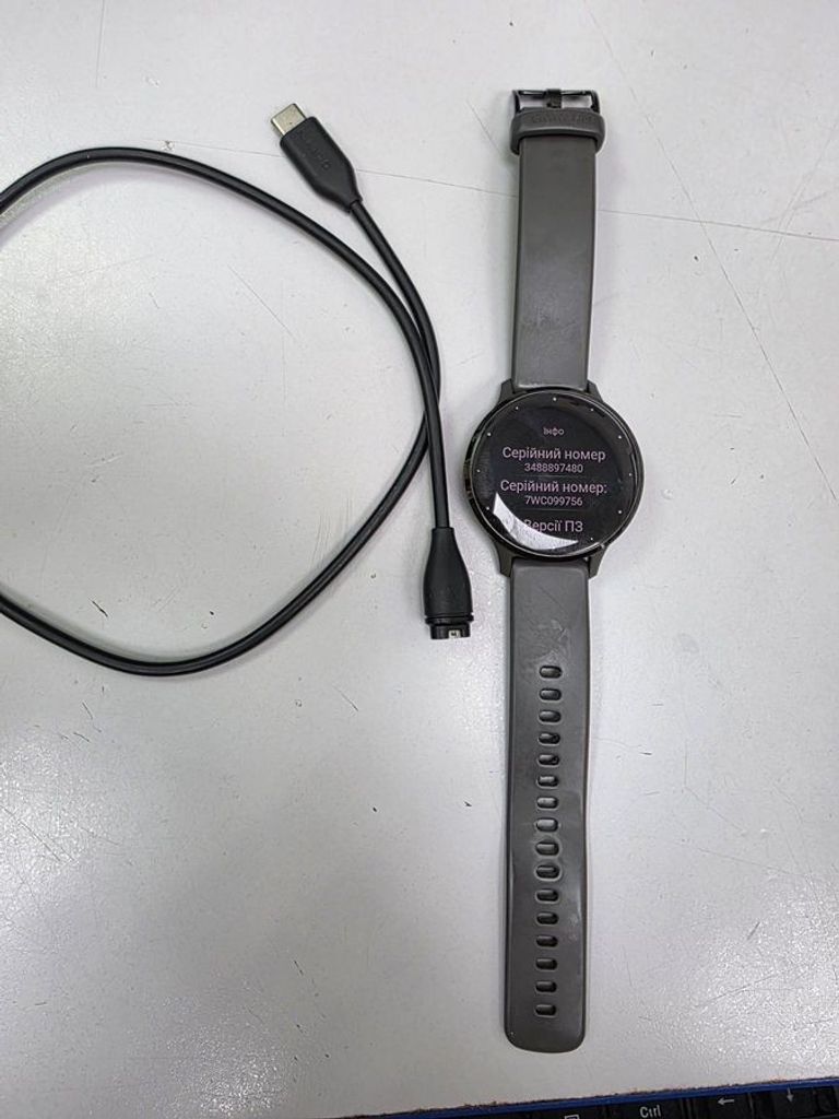 Дешево Garmin venu 3s soft s. steel bezel w. french case and leather з ломбарду