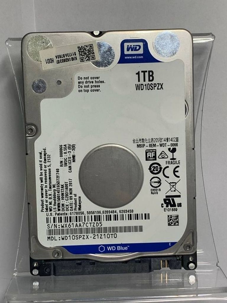 Купить Wd blue 2.5" 1 tb wd10spzx Б/У