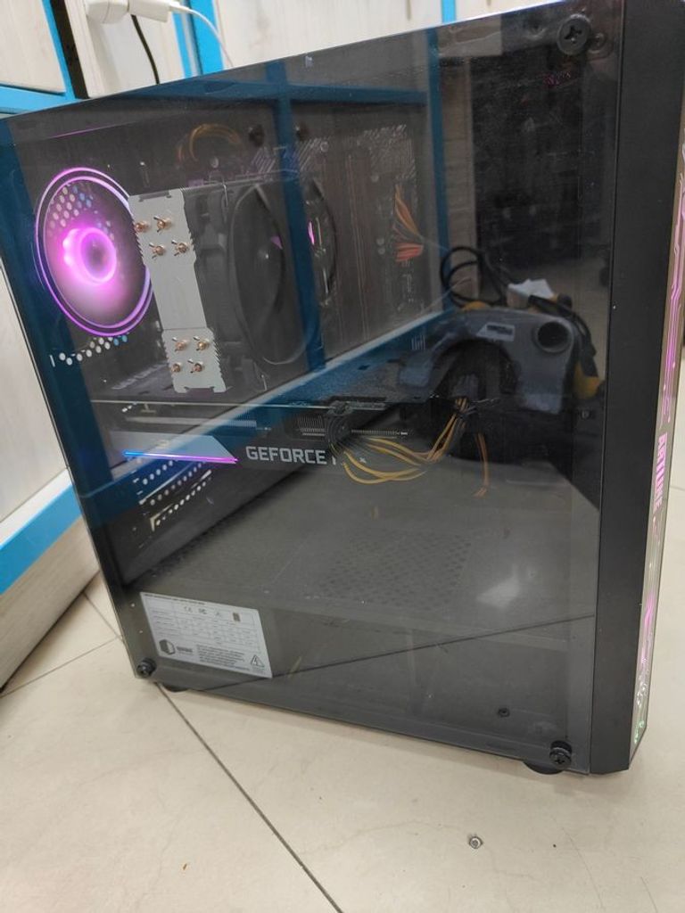 Объявление Пк intel core i5-10400f/ram 16 gb/hdd відсутній+відсутній/ssd 1000 gb+відсутній/nvidia rtx 3060ti (gefo Б/У