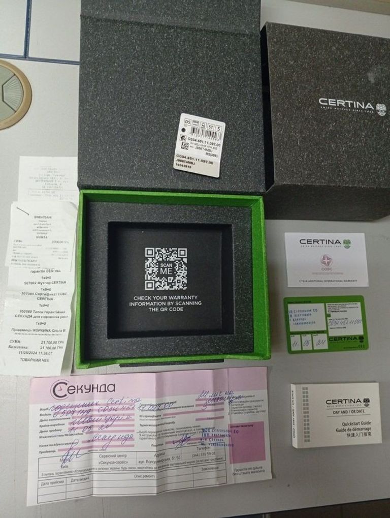 Certina Sport DS Podium C034.451.11.097.00 Код:01-200786226. Зображення 5