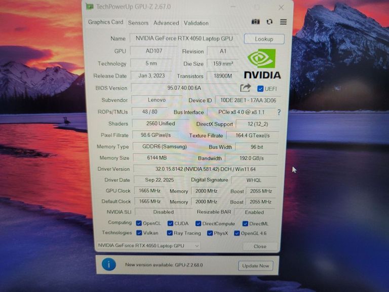 Lenovo 15/core i5-12450hx ddr5/24gb ddr5/hdd *відсутній/ssd 500 gb/geforce rtx4050 6gb Код:01-200789214. Изображение 8