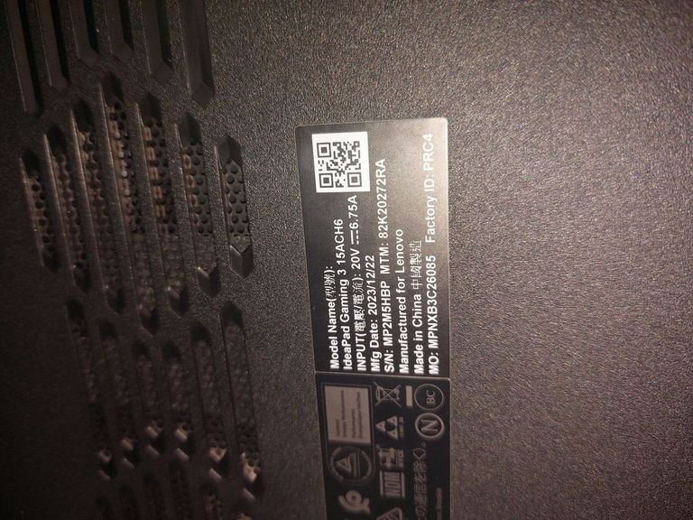 Объявление Lenovo 15/ryzen 5 5500h ddr4/16gb ddr4/hdd *відсутній/ssd 512 gb/geforce rtx2050 4gb Б/У