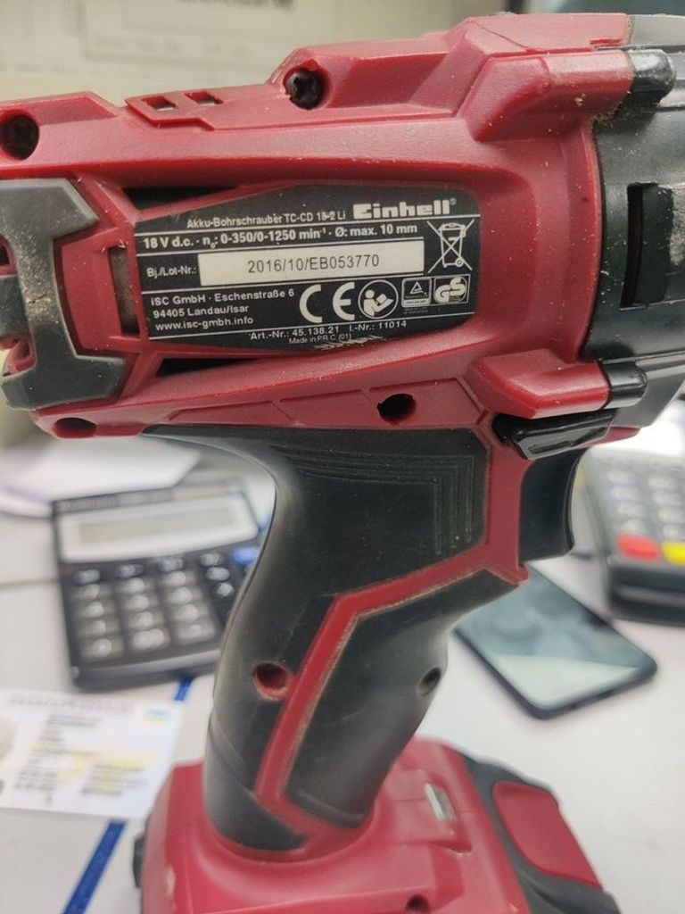 Купити Einhell tc-cd 18-2 li 1акб зп Б/У