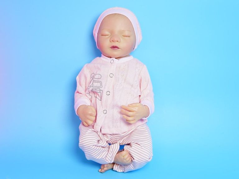 Дешиво JIZHI Reborn - 17-дюймові м'які ляльки-новонароджені, ляльки-сплячі дівчатка з одягом та іграшковими аксесуар с ломбарда