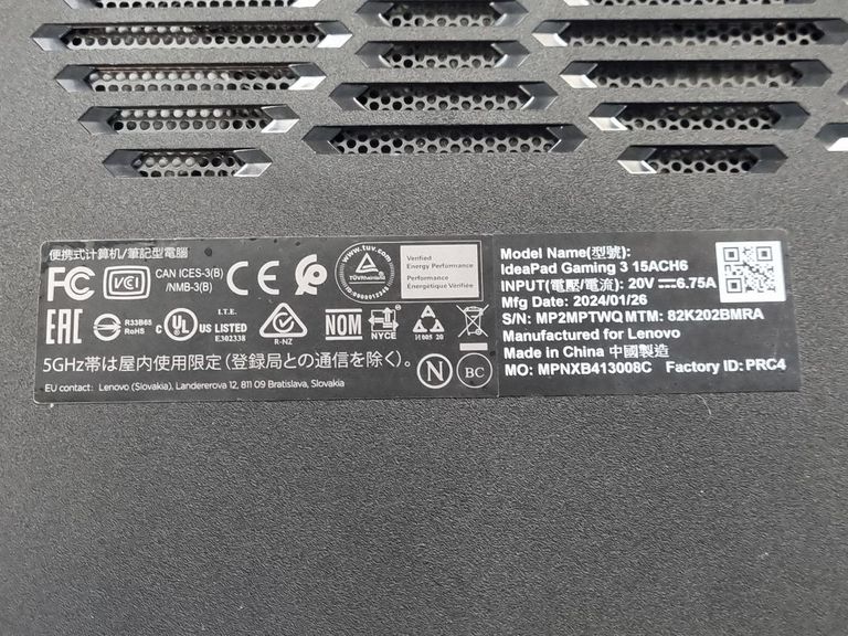 Lenovo 15/ryzen 5 5500h ddr4/16gb ddr4/hdd *відсутній/ssd 512 gb/geforce rtx2050 4gb Код:01-200861696. Зображення 9