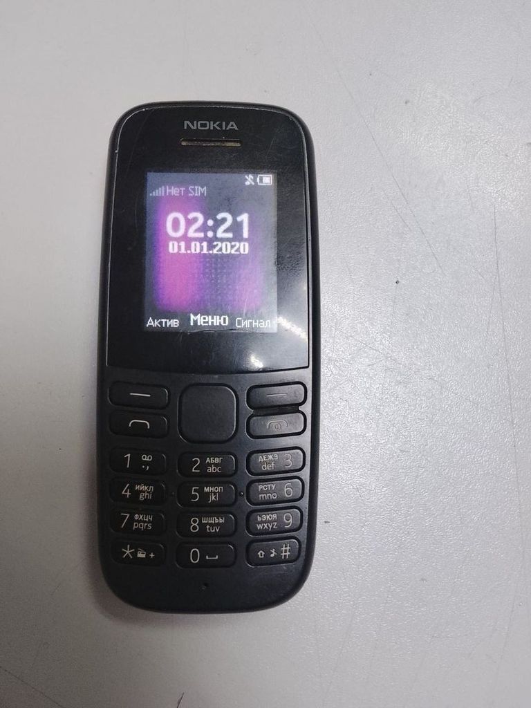 Купить Nokia 105 DS 2019 Blue (16KIGL01A01) Б/У