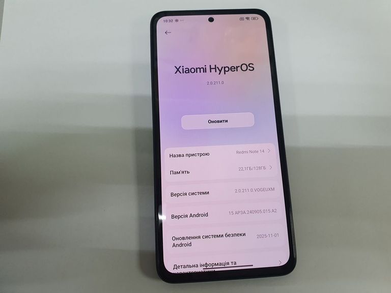 Объявление Xiaomi redmi note 14 6/128gb Б/У