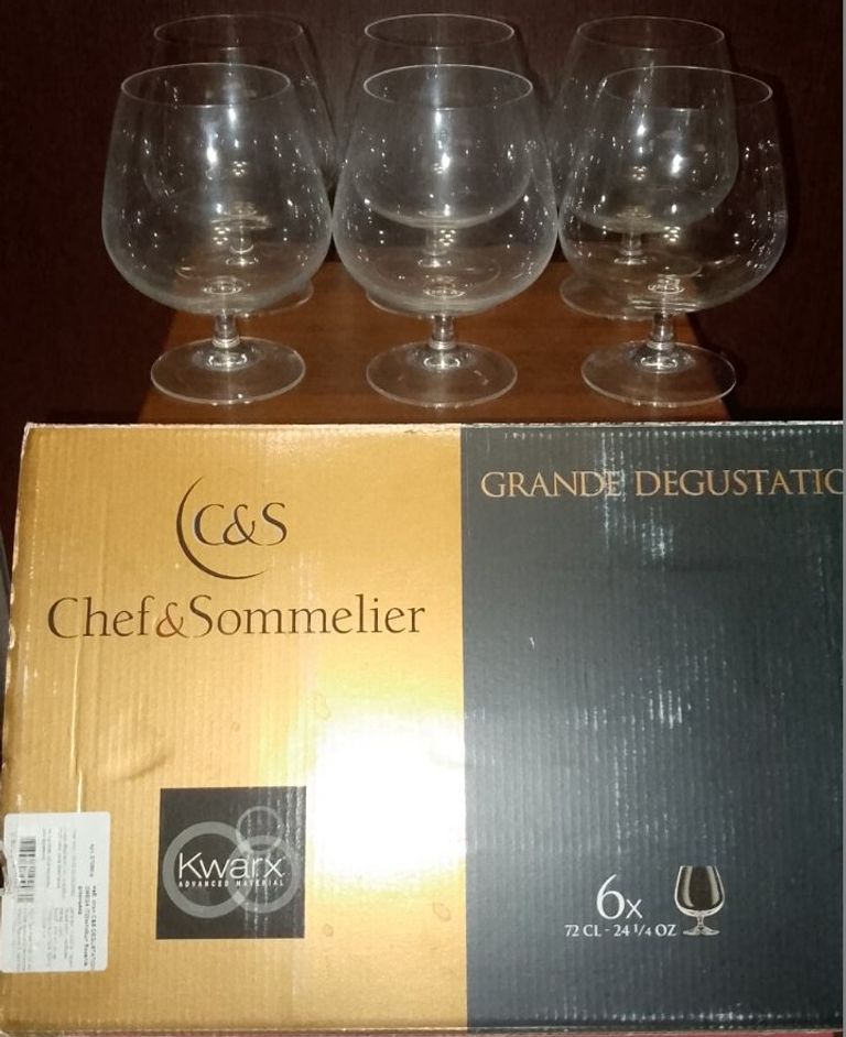 Купити Набір бокалів C&S  Chef&Sommelier для коньяку (720мл х 6шт) Б/У
