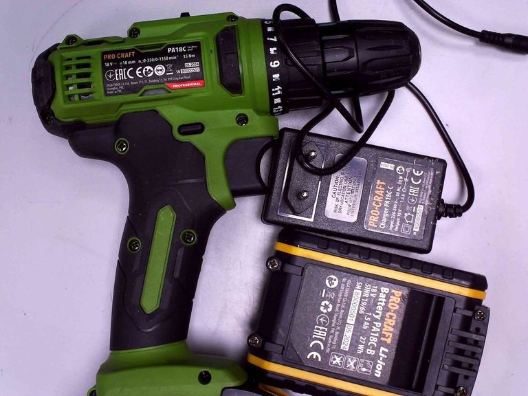 Купить Procraft pa-18c compact 2акб зп Б/У