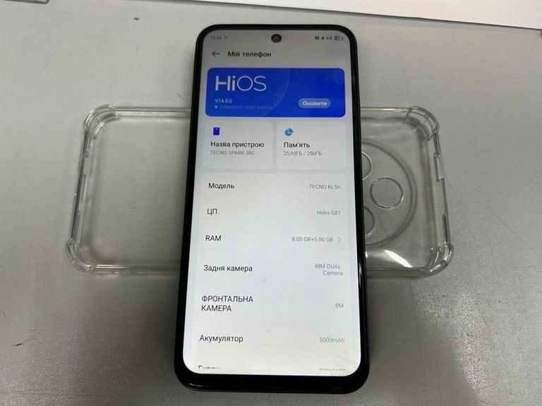 Купить Tecno spark 30c kl5n 8/256gb Б/У