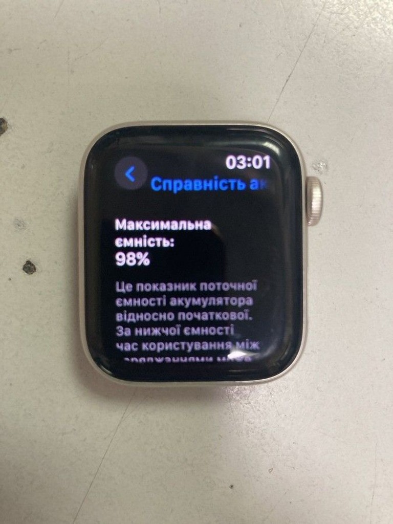 Оголошення Apple watch se 2 gps 40mm aluminium case Б/У