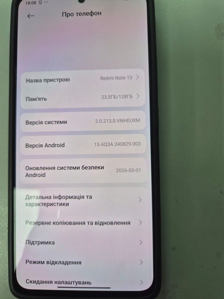 Дешево Xiaomi redmi note 13 4g 6/128gb з ломбарду