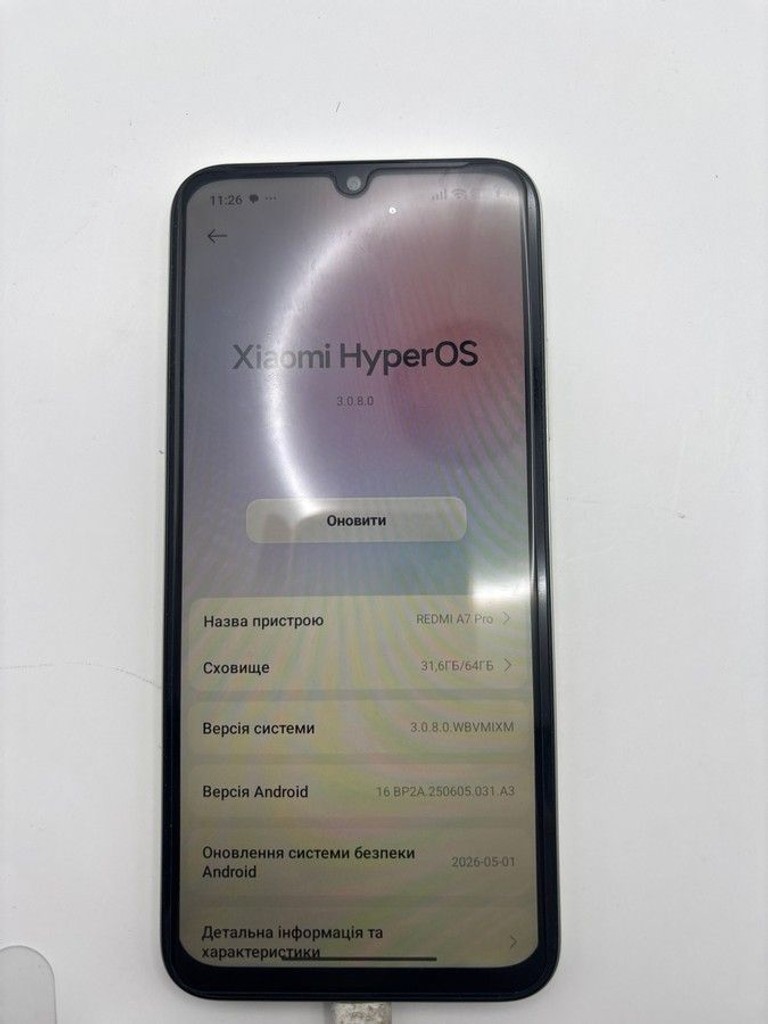 Оголошення Xiaomi Redmi A7 Pro 4/64GB Black Б/У