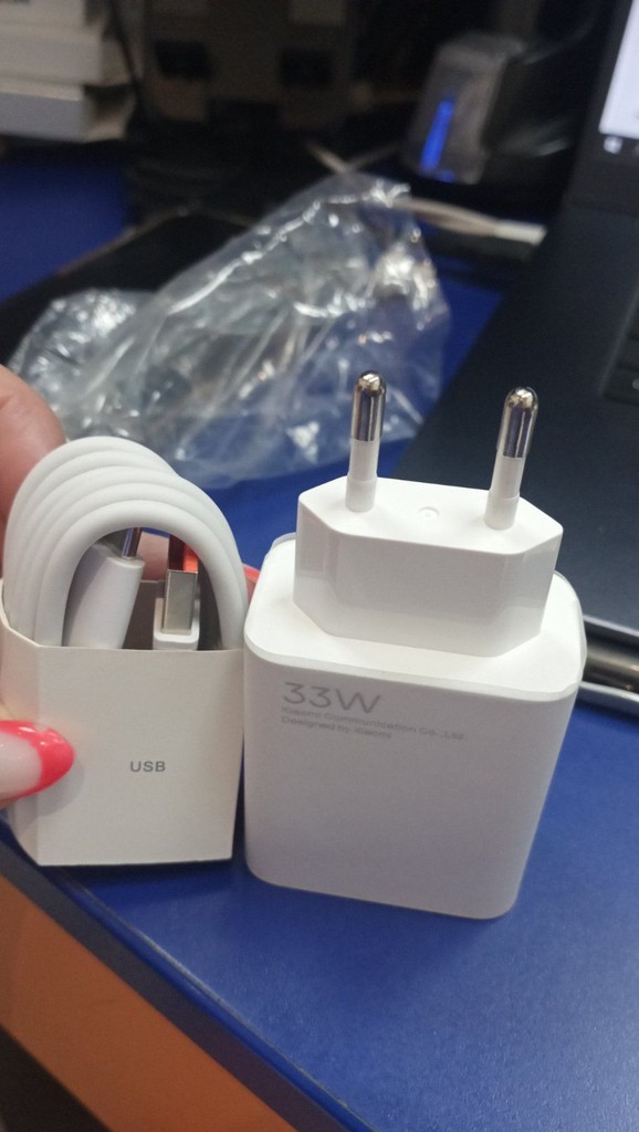 Объявление Xiaomi Wall Charger 33W White Type-C Cable (BHR9956EU) Б/У