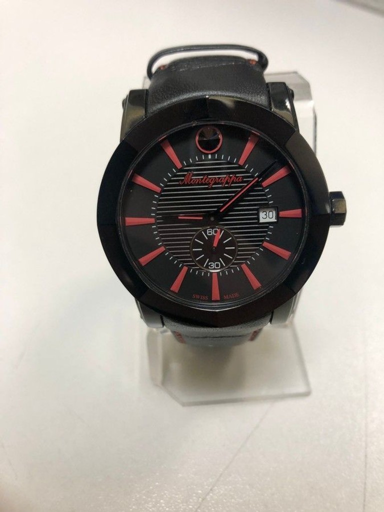 Купить Montegrappa idnuwatr nero uno sport tre lancette watch Б/У