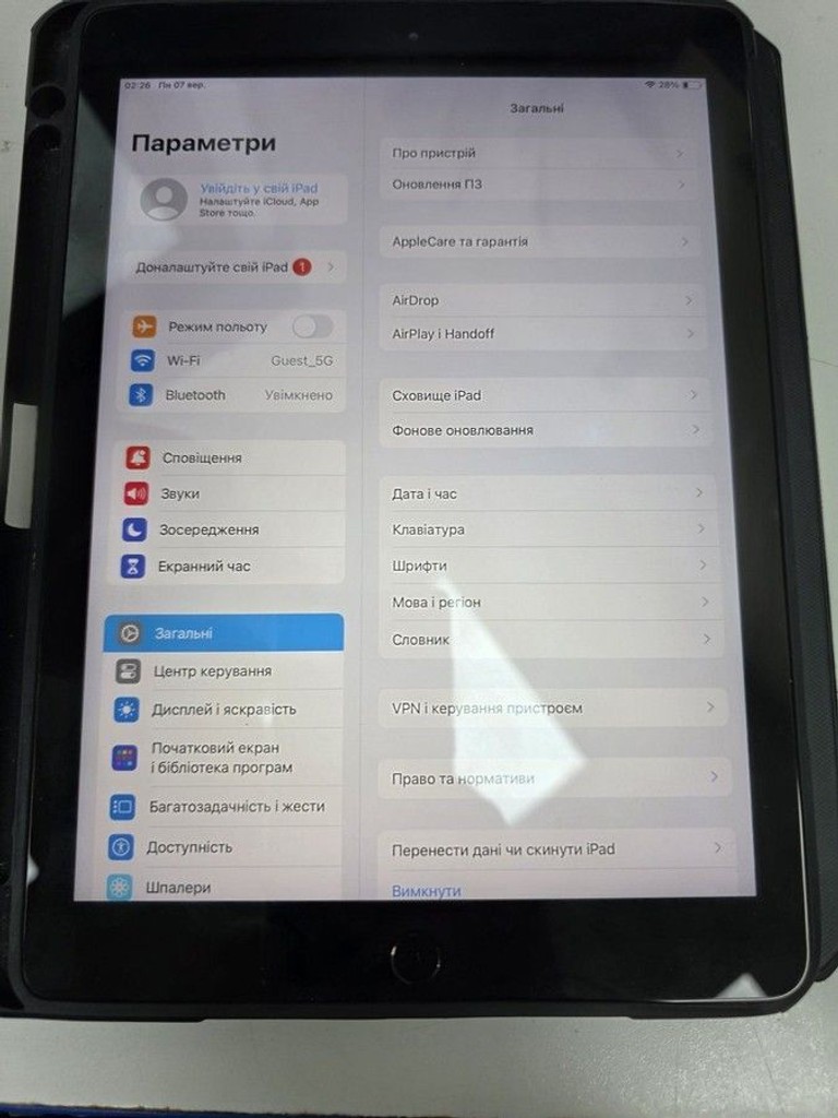 Объявление Apple ipad 6 gen 2018 32gb wi-fi Б/У