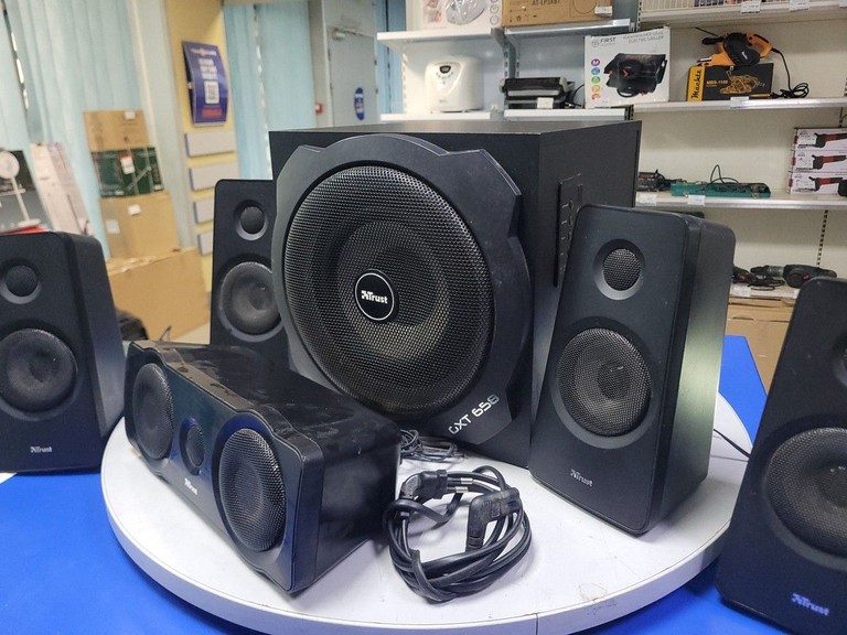 Объявление Trust gxt 658 tytan 5.1 surround black 21738 Б/У