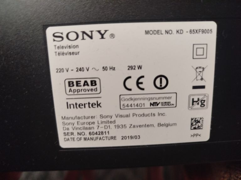 Дешево Sony KD-65XF9005 з ломбарду